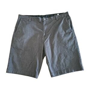Volcom Charcoal Heather VMonty Flat Front Shorts Men's Size 40